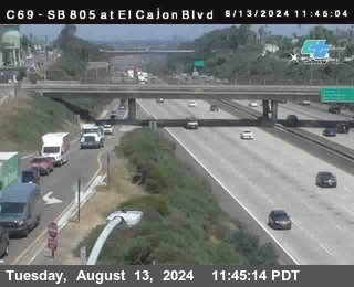 SB 805 at El Cajon Blvd (On Ramp)