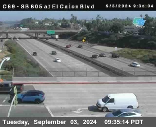 SB 805 at El Cajon Blvd (On Ramp)