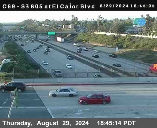 SB 805 at El Cajon Blvd (On Ramp)