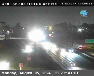 SB 805 at El Cajon Blvd (On Ramp)