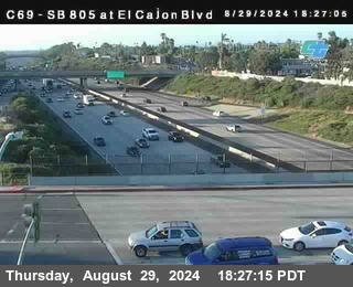 SB 805 at El Cajon Blvd (On Ramp)