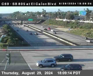 SB 805 at El Cajon Blvd (On Ramp)