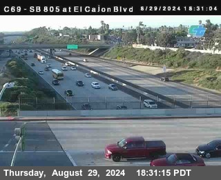 SB 805 at El Cajon Blvd (On Ramp)