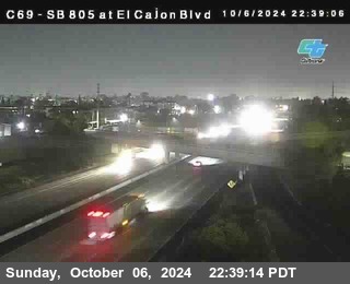 SB 805 at El Cajon Blvd (On Ramp)