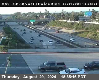 SB 805 at El Cajon Blvd (On Ramp)