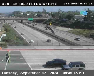 SB 805 at El Cajon Blvd (On Ramp)