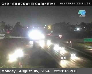 SB 805 at El Cajon Blvd (On Ramp)