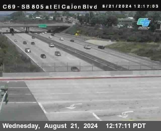 SB 805 at El Cajon Blvd (On Ramp)