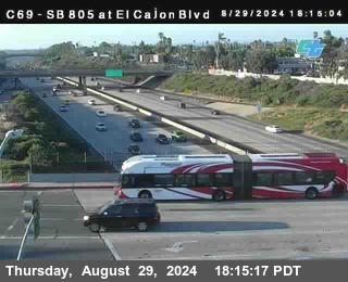 SB 805 at El Cajon Blvd (On Ramp)