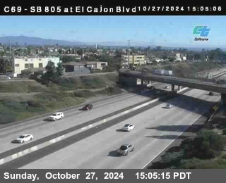 SB 805 at El Cajon Blvd (On Ramp)