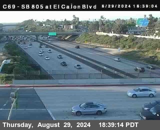 SB 805 at El Cajon Blvd (On Ramp)