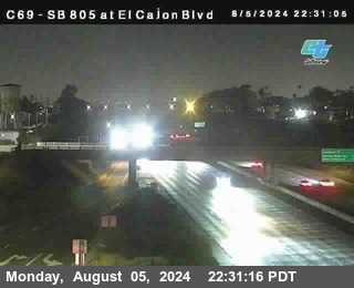 SB 805 at El Cajon Blvd (On Ramp)