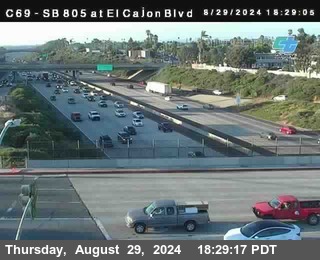 SB 805 at El Cajon Blvd (On Ramp)