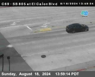 SB 805 at El Cajon Blvd (On Ramp)