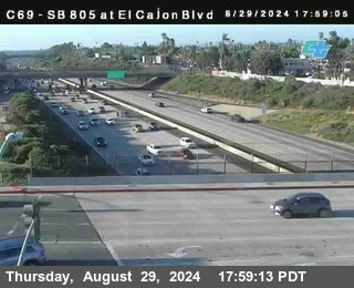 SB 805 at El Cajon Blvd (On Ramp)