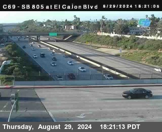 SB 805 at El Cajon Blvd (On Ramp)