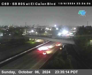 SB 805 at El Cajon Blvd (On Ramp)