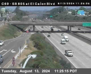 SB 805 at El Cajon Blvd (On Ramp)