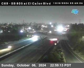 SB 805 at El Cajon Blvd (On Ramp)