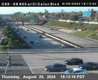 SB 805 at El Cajon Blvd (On Ramp)