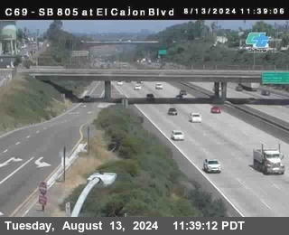 SB 805 at El Cajon Blvd (On Ramp)