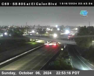 SB 805 at El Cajon Blvd (On Ramp)