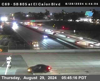 SB 805 at El Cajon Blvd (On Ramp)