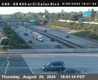 SB 805 at El Cajon Blvd (On Ramp)