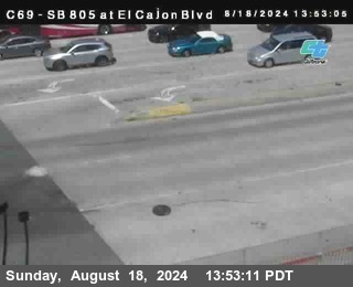 SB 805 at El Cajon Blvd (On Ramp)