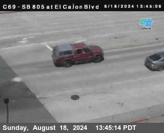 SB 805 at El Cajon Blvd (On Ramp)