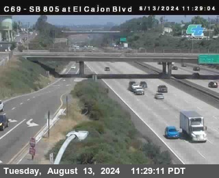 SB 805 at El Cajon Blvd (On Ramp)