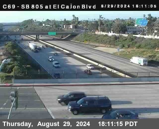 SB 805 at El Cajon Blvd (On Ramp)