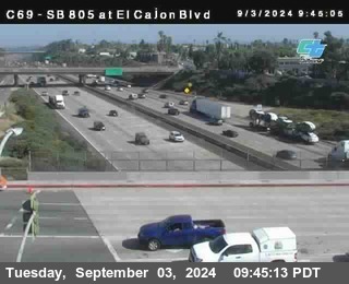 SB 805 at El Cajon Blvd (On Ramp)