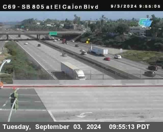 SB 805 at El Cajon Blvd (On Ramp)