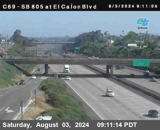 SB 805 at El Cajon Blvd (On Ramp)