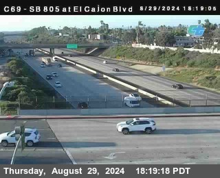 SB 805 at El Cajon Blvd (On Ramp)