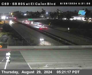 SB 805 at El Cajon Blvd (On Ramp)