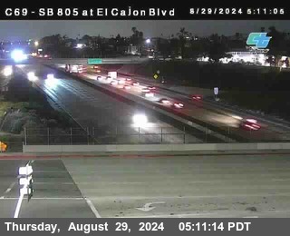 SB 805 at El Cajon Blvd (On Ramp)