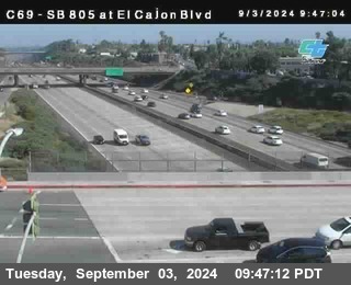 SB 805 at El Cajon Blvd (On Ramp)