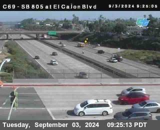 SB 805 at El Cajon Blvd (On Ramp)