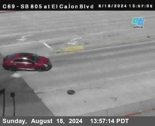 SB 805 at El Cajon Blvd (On Ramp)