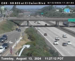 SB 805 at El Cajon Blvd (On Ramp)