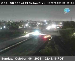 SB 805 at El Cajon Blvd (On Ramp)