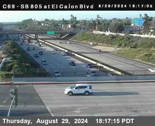 SB 805 at El Cajon Blvd (On Ramp)