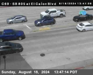 SB 805 at El Cajon Blvd (On Ramp)