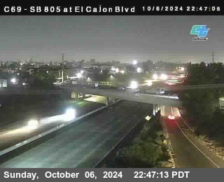 SB 805 at El Cajon Blvd (On Ramp)