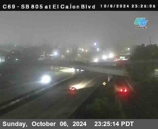 SB 805 at El Cajon Blvd (On Ramp)