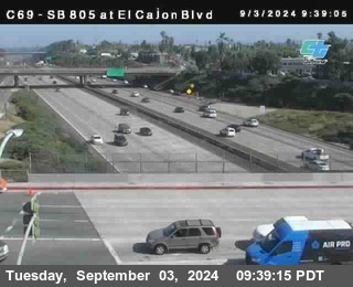 SB 805 at El Cajon Blvd (On Ramp)