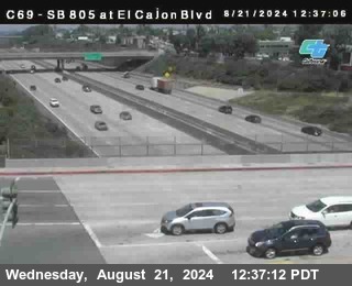 SB 805 at El Cajon Blvd (On Ramp)