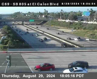 SB 805 at El Cajon Blvd (On Ramp)